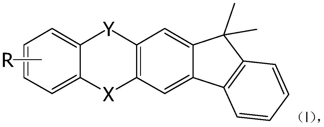 A kind of indeno heteroanthracene compound and its application