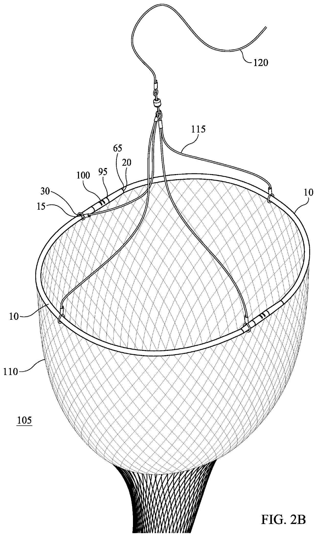 Collapsible bait net