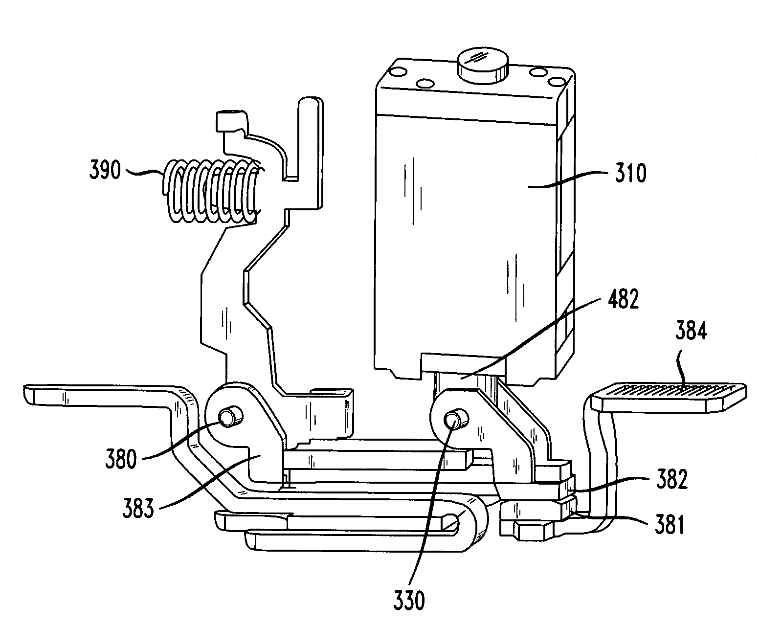 Maglatch mechanism for use in lighting control pod