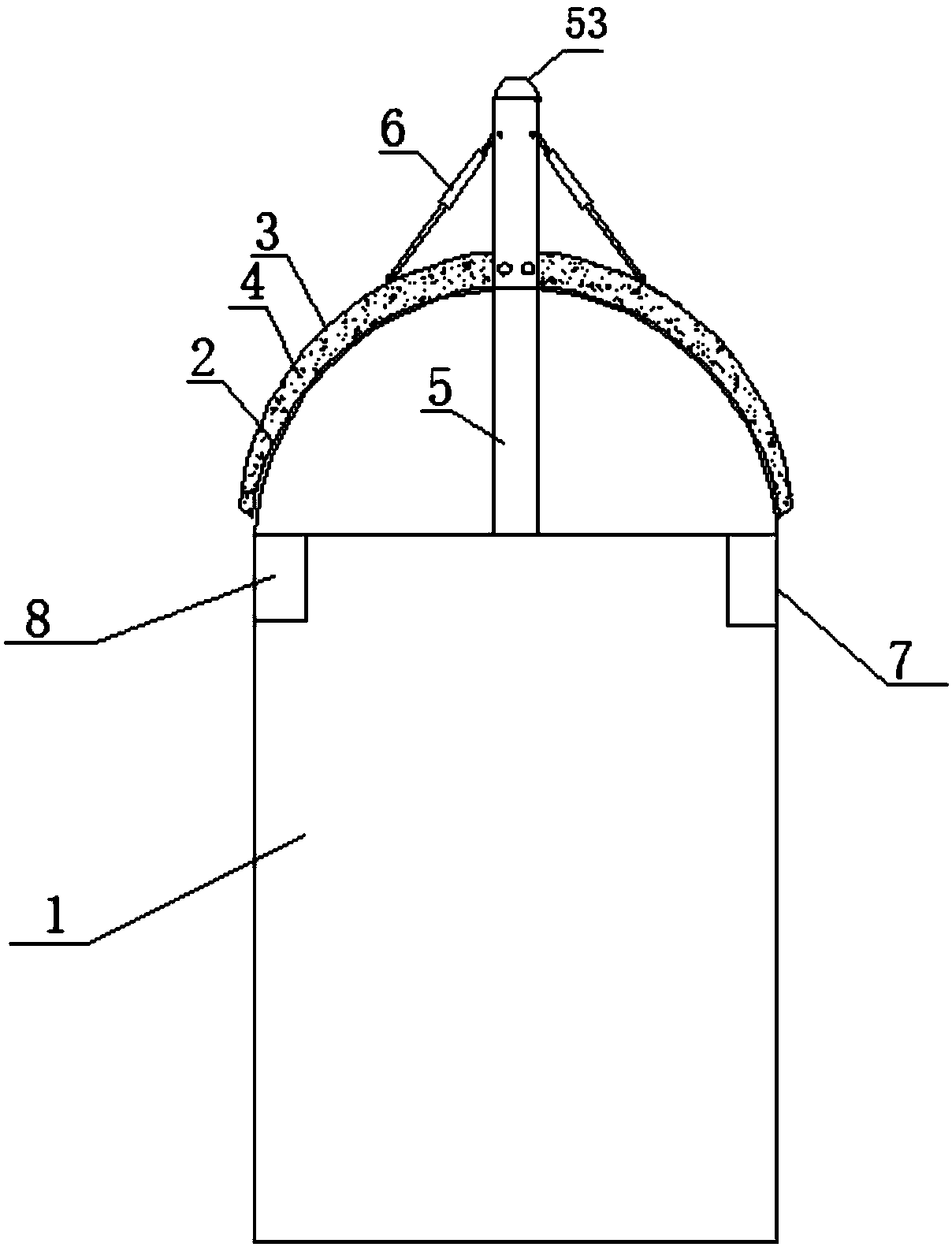 A ring network cabinet used in areas with large temperature differences between day and night