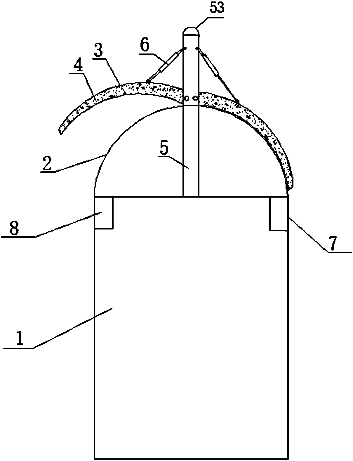 A ring network cabinet used in areas with large temperature differences between day and night