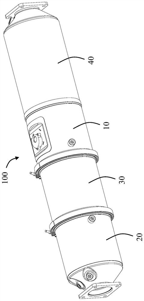 Engine exhaust aftertreatment mixing device and manufacturing method thereof