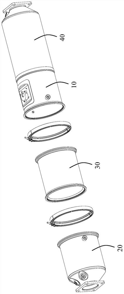 Engine exhaust aftertreatment mixing device and manufacturing method thereof