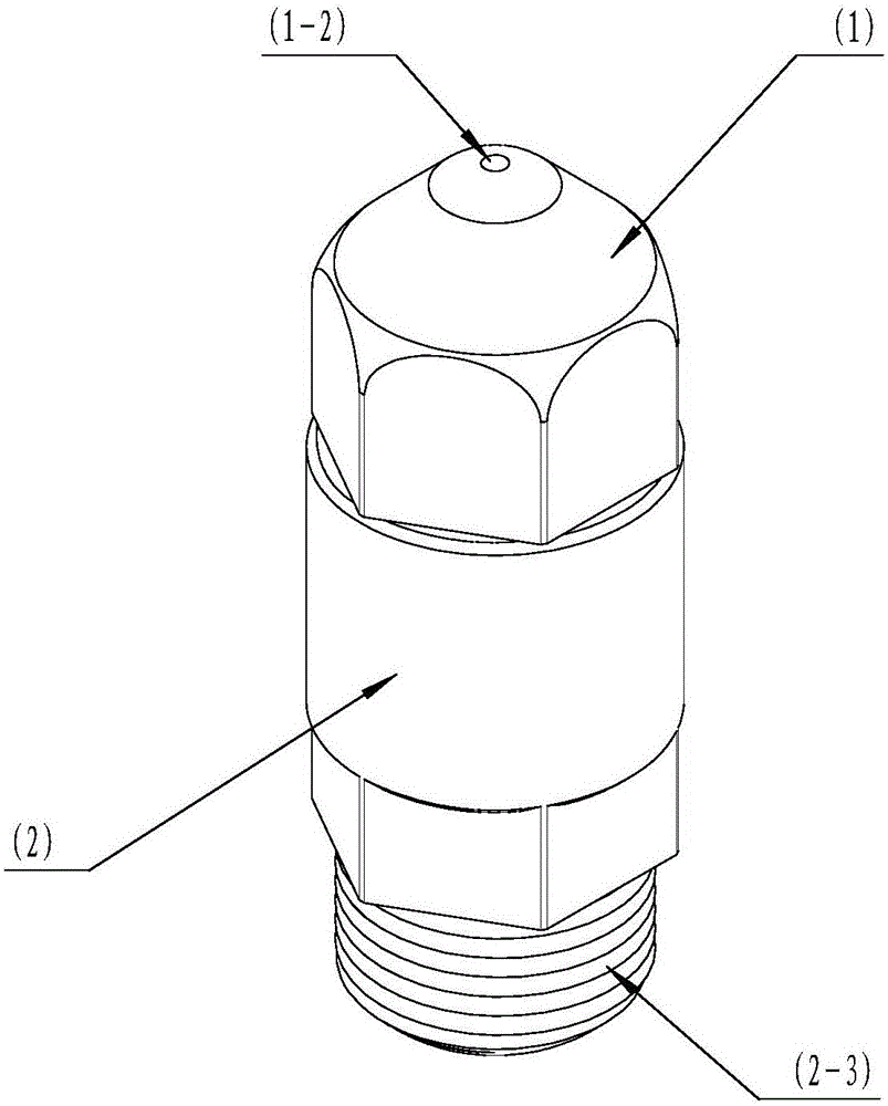 Self-recovery type anti-overflow spray nozzle