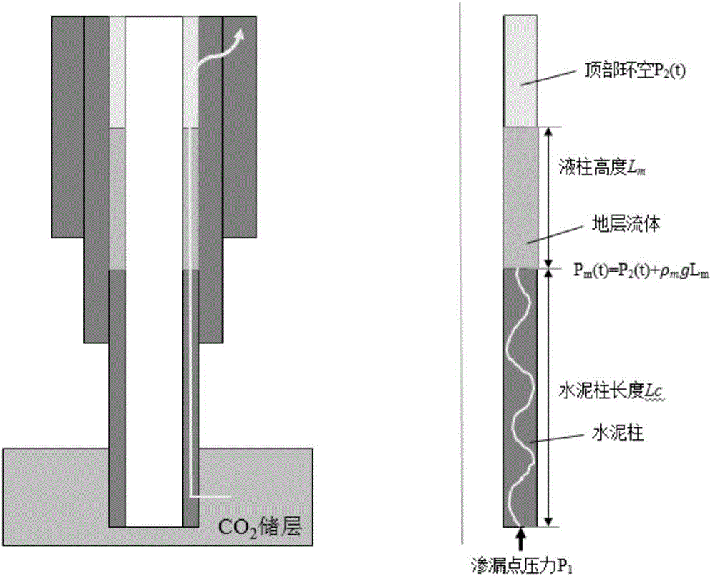 Method for determining leakage risk monitoring point of CO2 burial