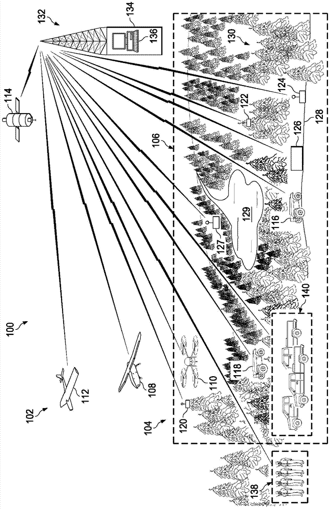 Forest sensor deployment and monitoring system