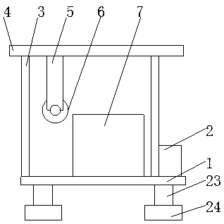 A metal foil tape coating processing device with hot pressing function