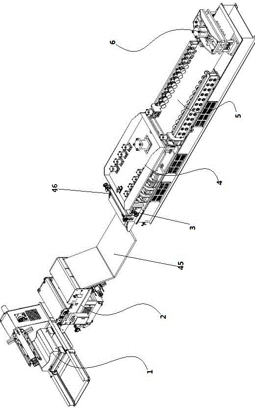 Multifunctional metal-plate flexible production line