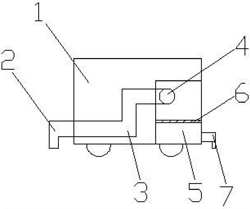 Domestic refuse removing mechanism