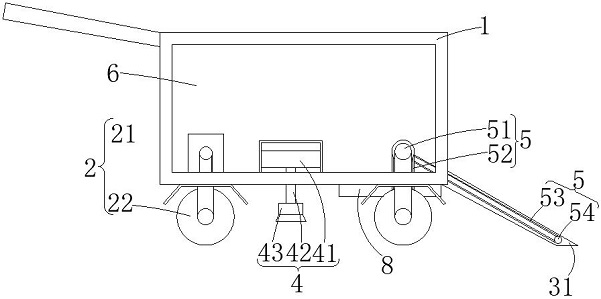 Ice and snow removing device for roads and bridges and removing method of ice and snow removing device