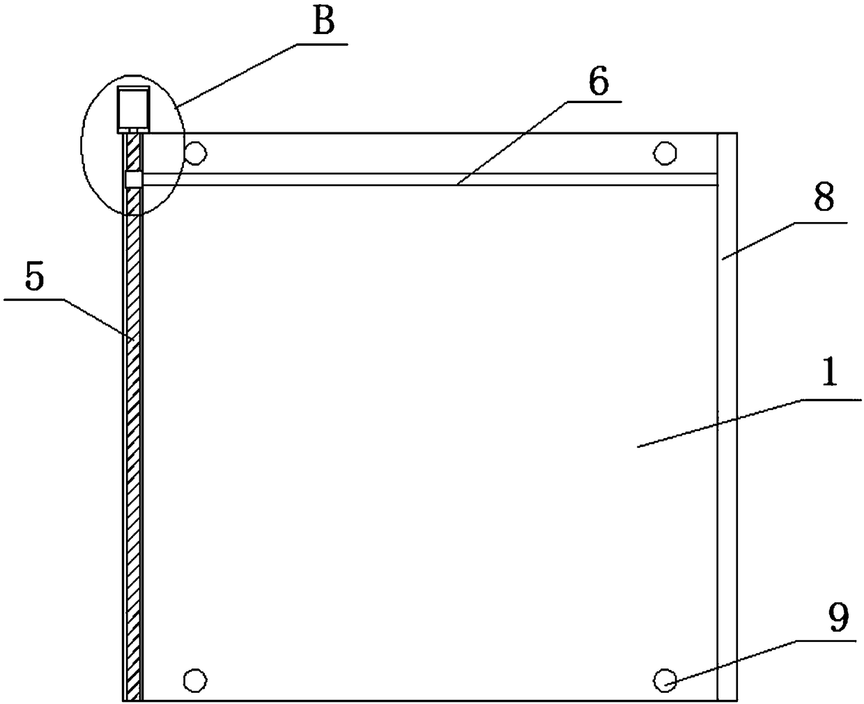 Bus duct with dust removal device