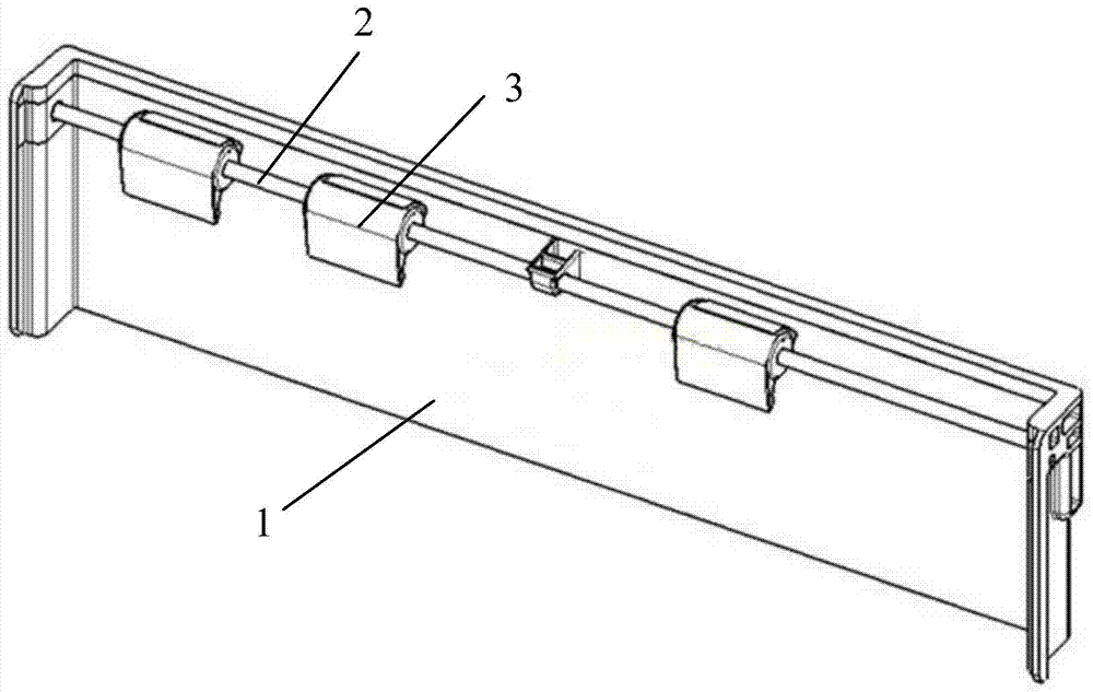 A bagged food fixing rack and a refrigerator comprising the fixing rack