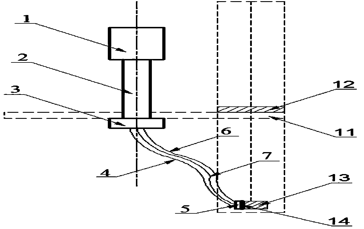 High-temperature superconducting binary current lead based on conduction cooling