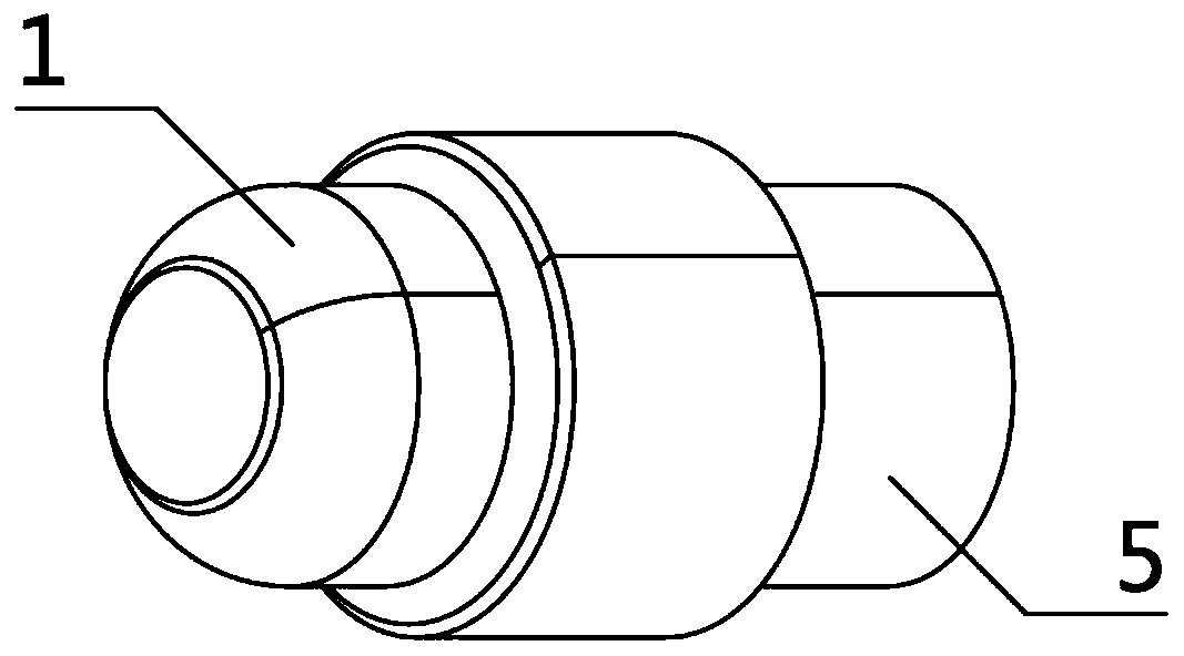 Rubber connecting piece structure for keys