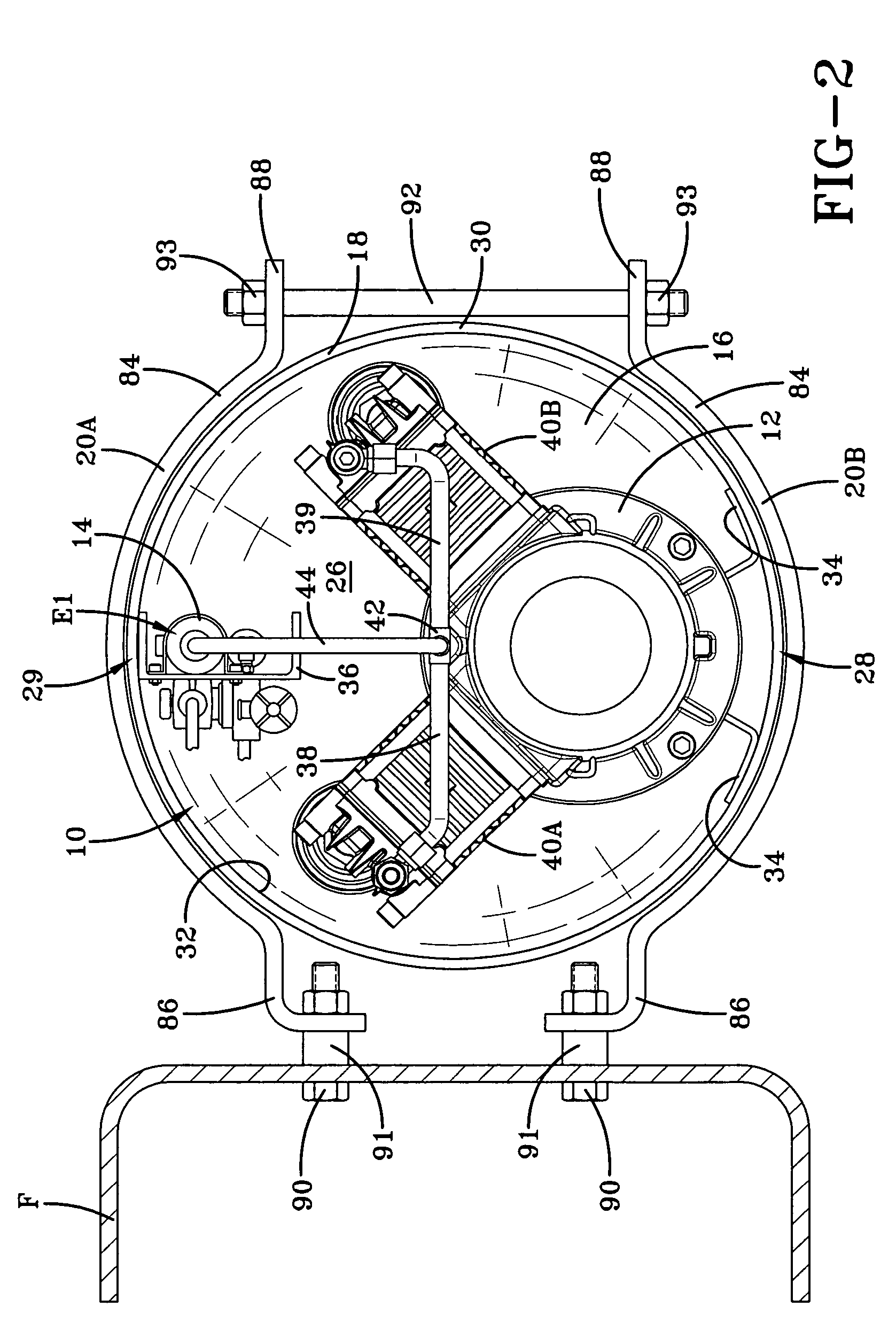 Dry compressed air supply module