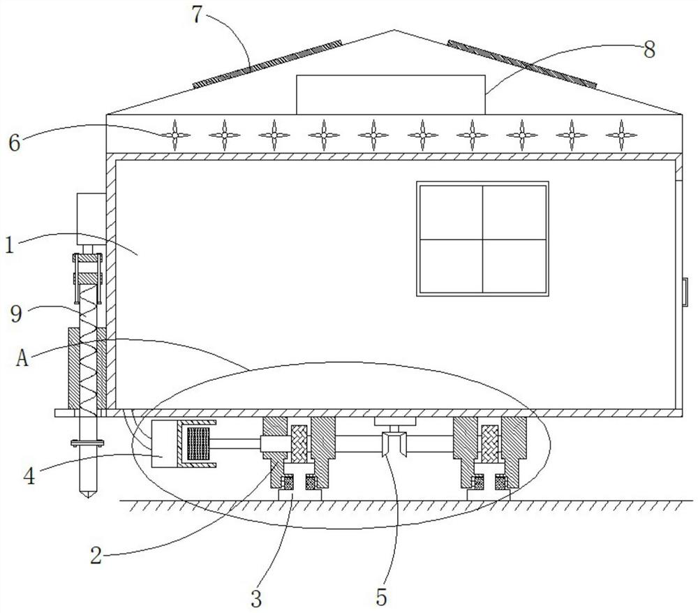 A passive house for railway construction