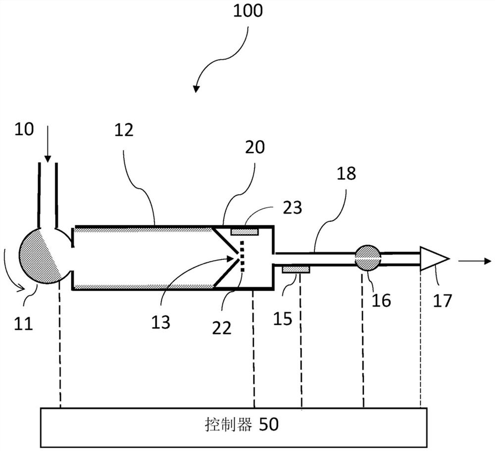 Pulsed condensation particle counter