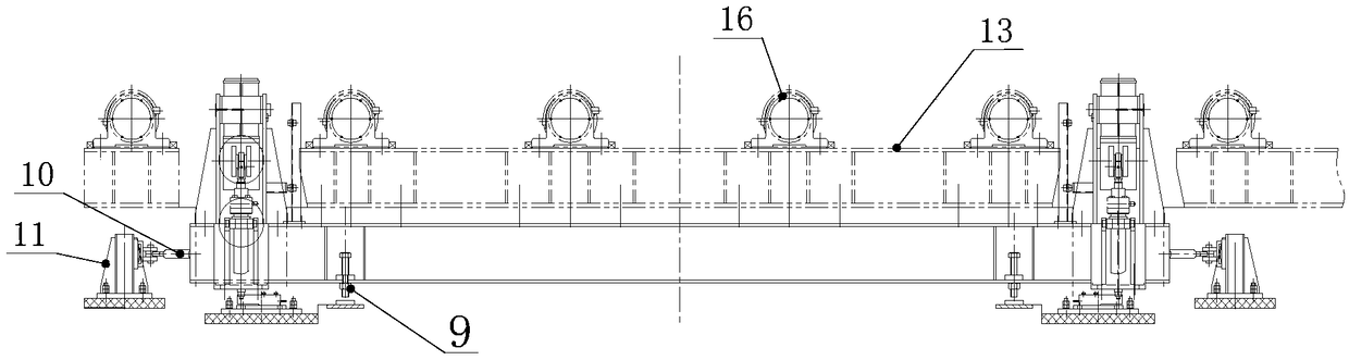 Supporting fin type automatic roller way scale and rolling material conveying roller way