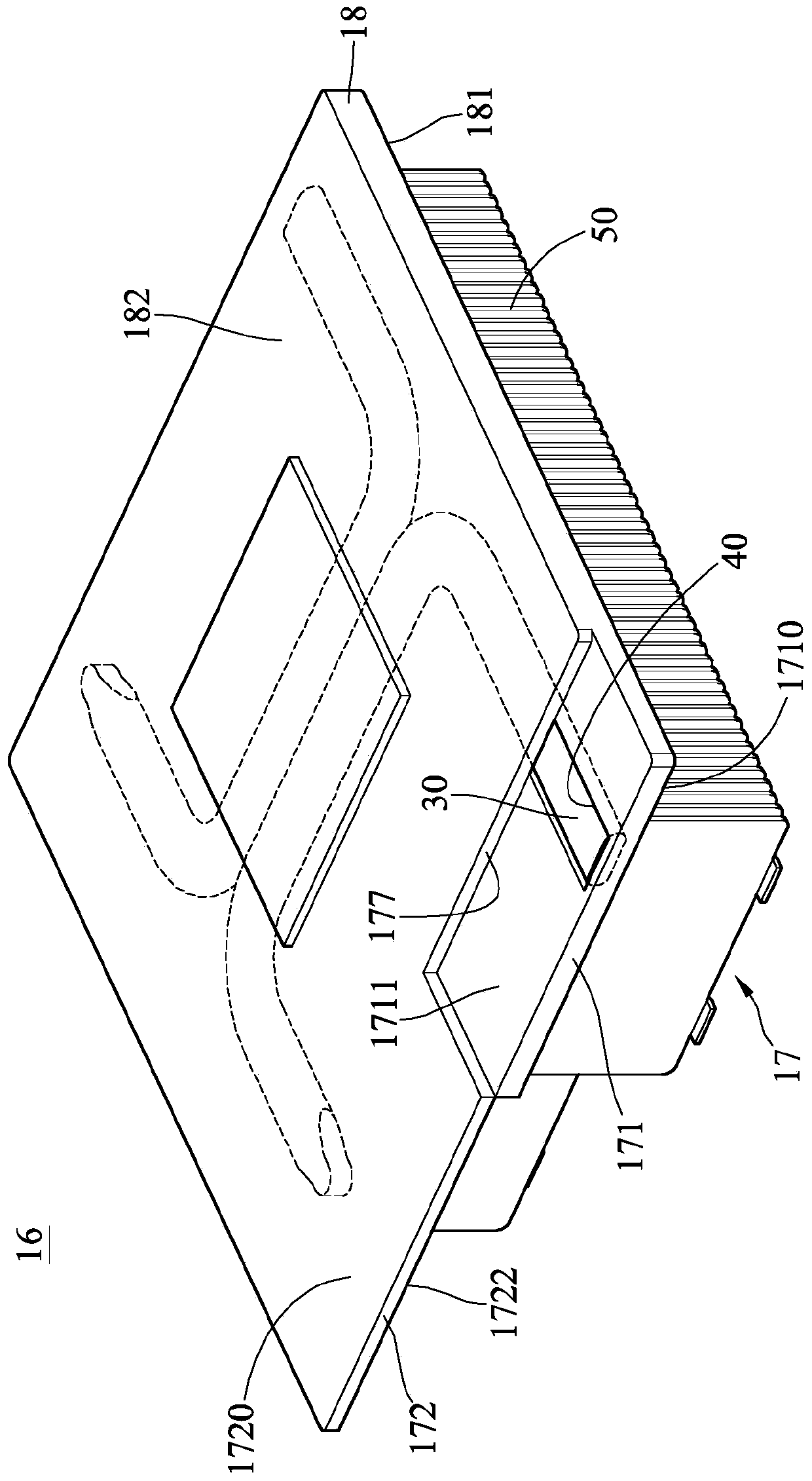 Server and its cooling components