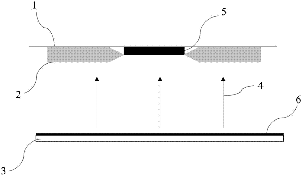 Planar evaporation source and evaporation plating device