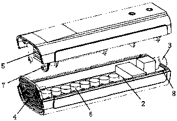 A linear array pickup and its control method