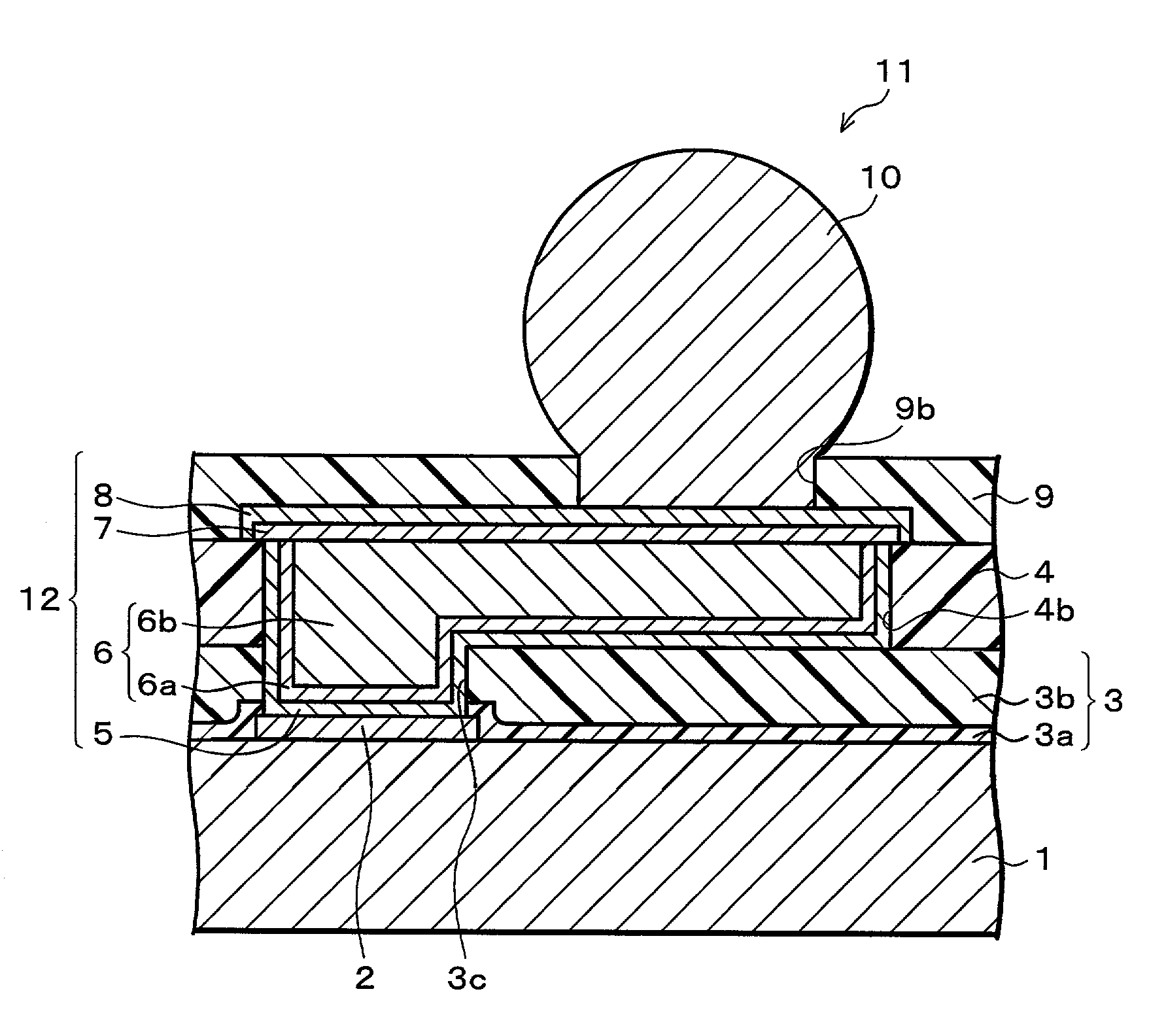 Semiconductor device having a leading wiring layer