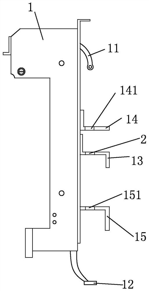 Multifunctional needle bar frame stable thread control device