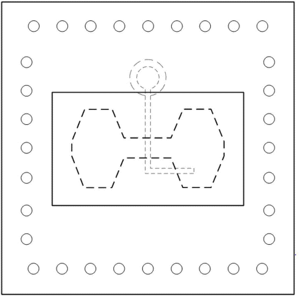 Dumbbell-shaped slot coupling excitation-based wideband low-profile microstrip antenna