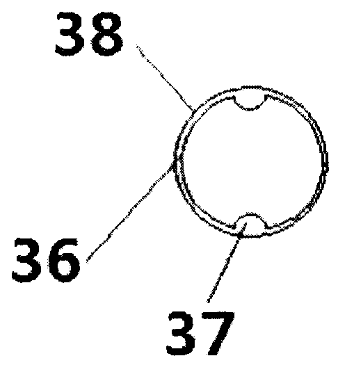 Oxygen-rich suspending chain type microporous aerating device