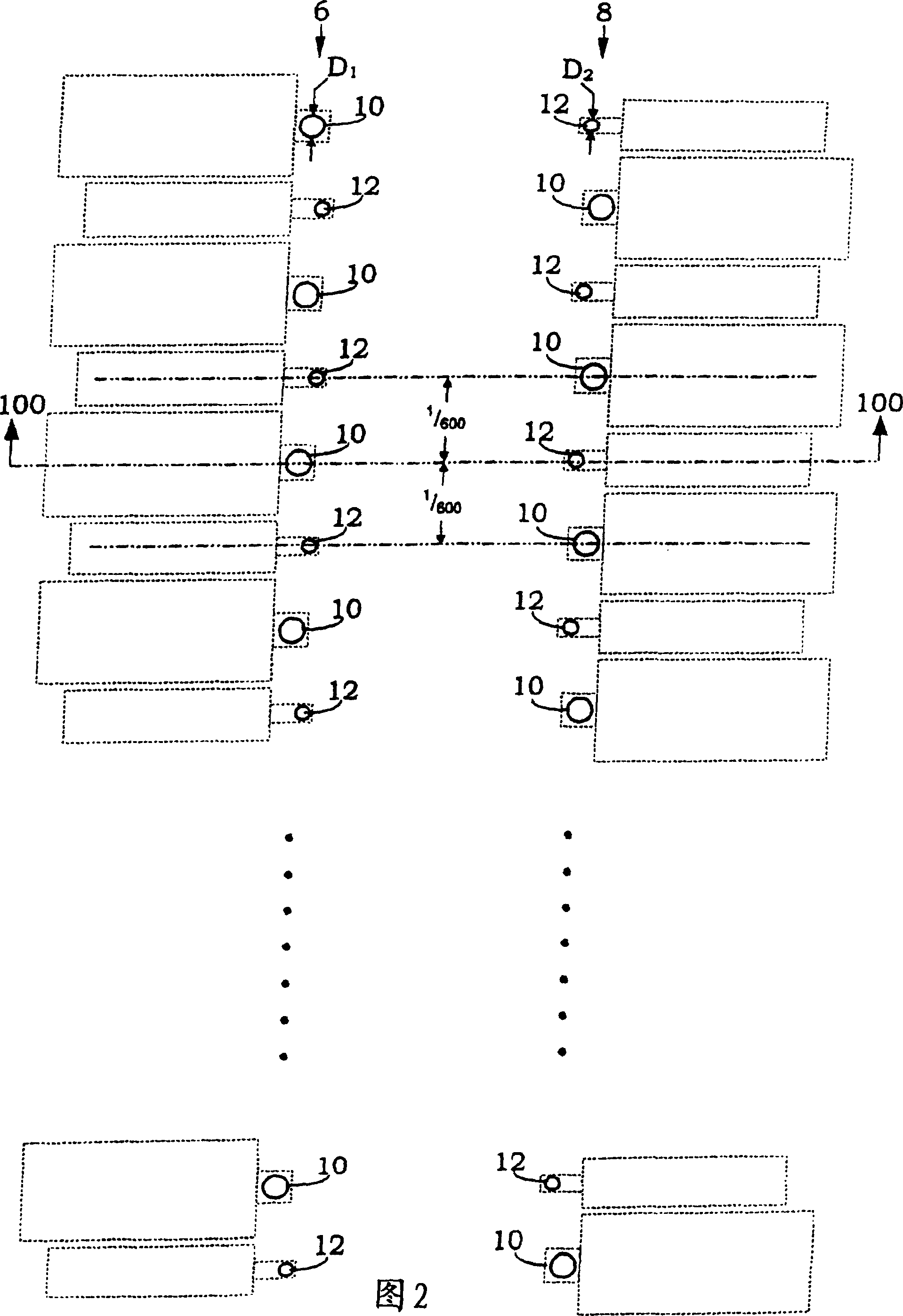 Dual droplet size print head