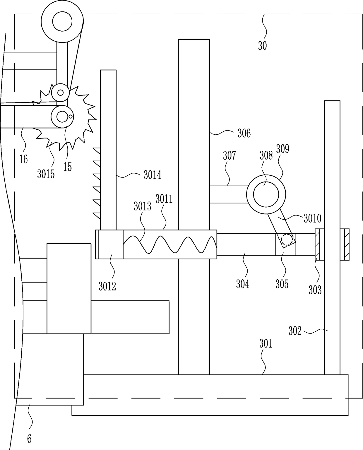 Automatic equal-length large-pole-piece-cutting equipment for pole piece for lithium battery production and processing