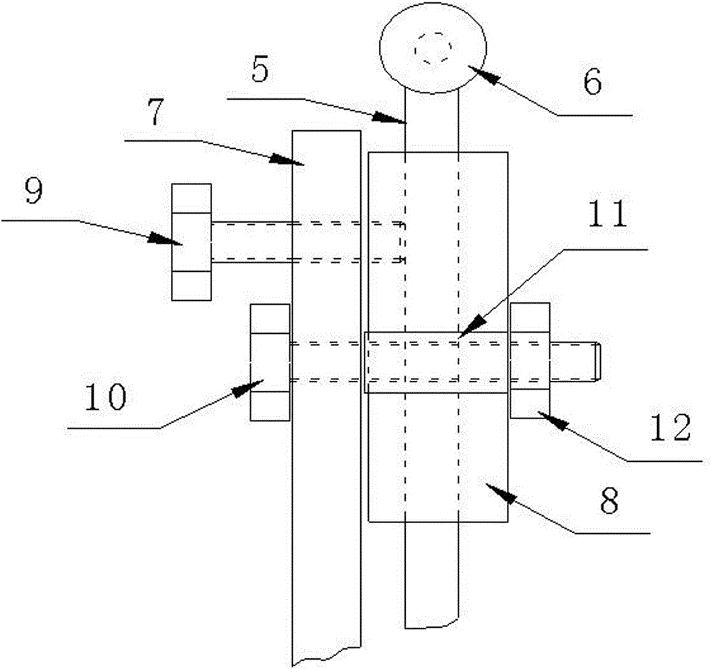 A steel plate surface purging device