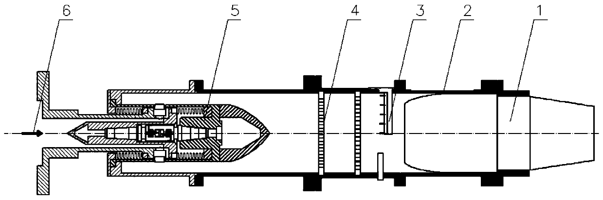 Internal flow resistance measuring method and device based on corrugated tube balance system