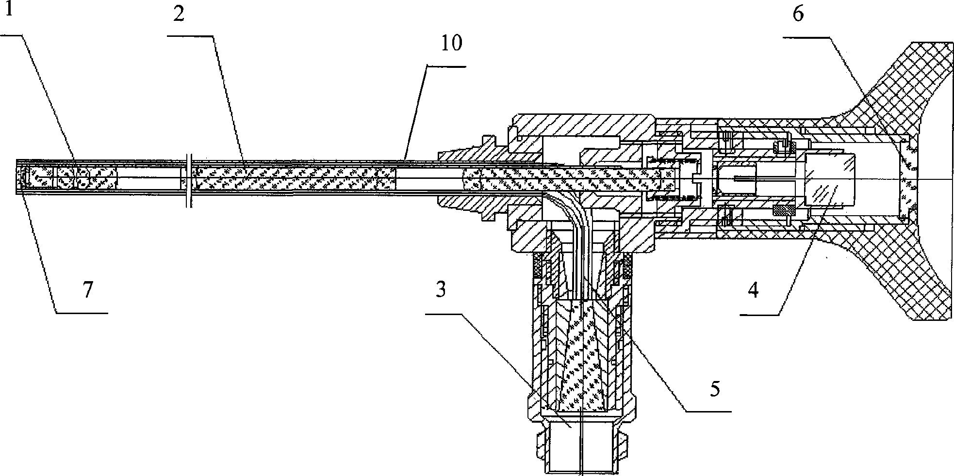 Laser surgery endoscope