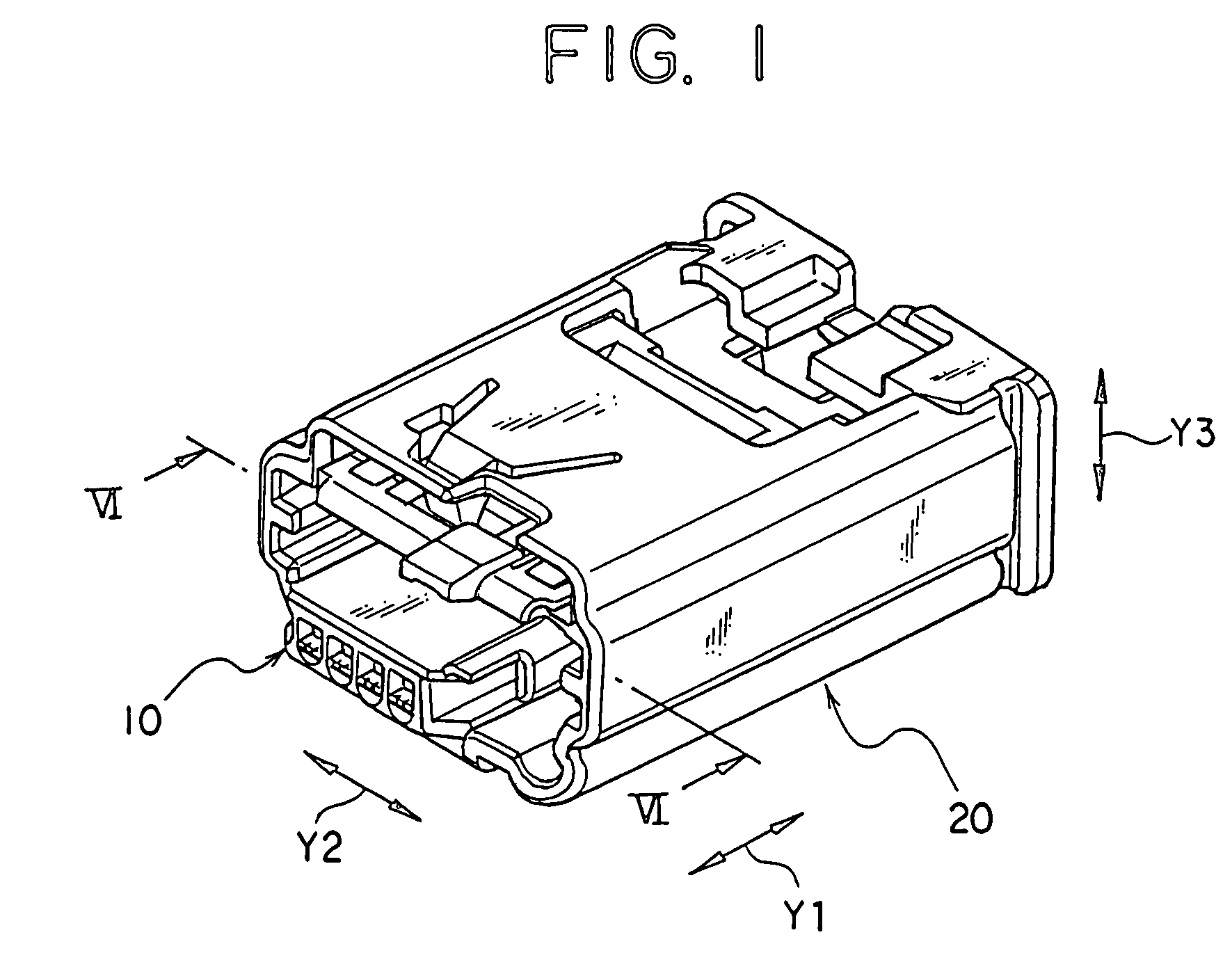 Connector having a female connector housing and a housing cover