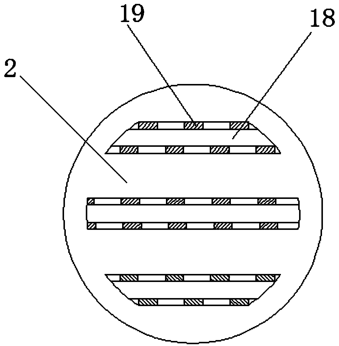 Horn ribbon vertical mixing integrated flavoring powder production equipment and production process thereof