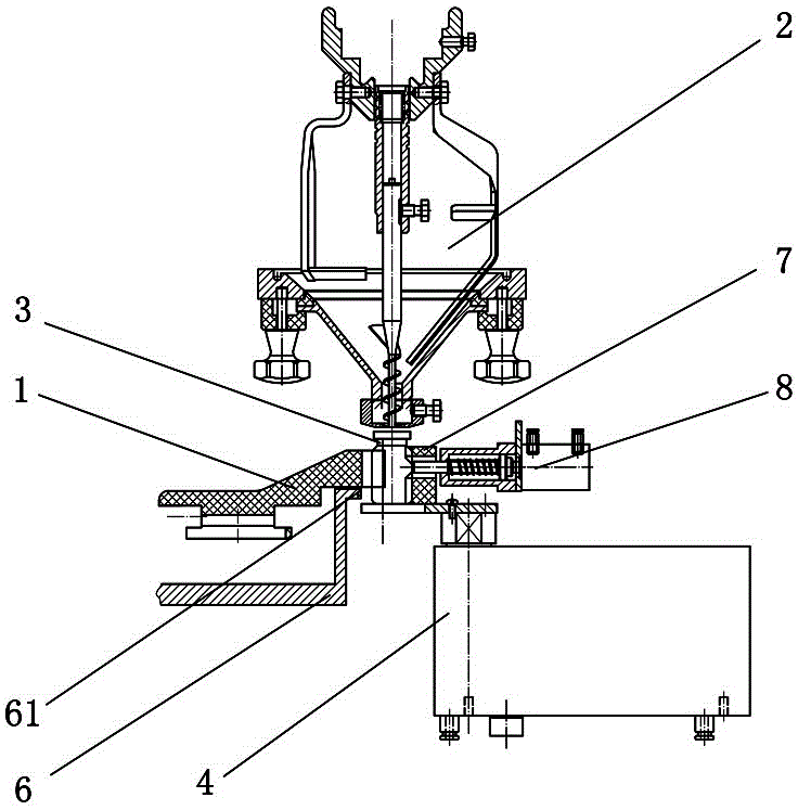 Filling machine with online weighing function