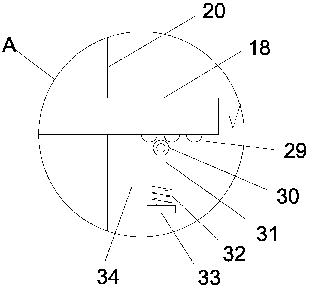 Multi-level sand screening device for municipal administration construction