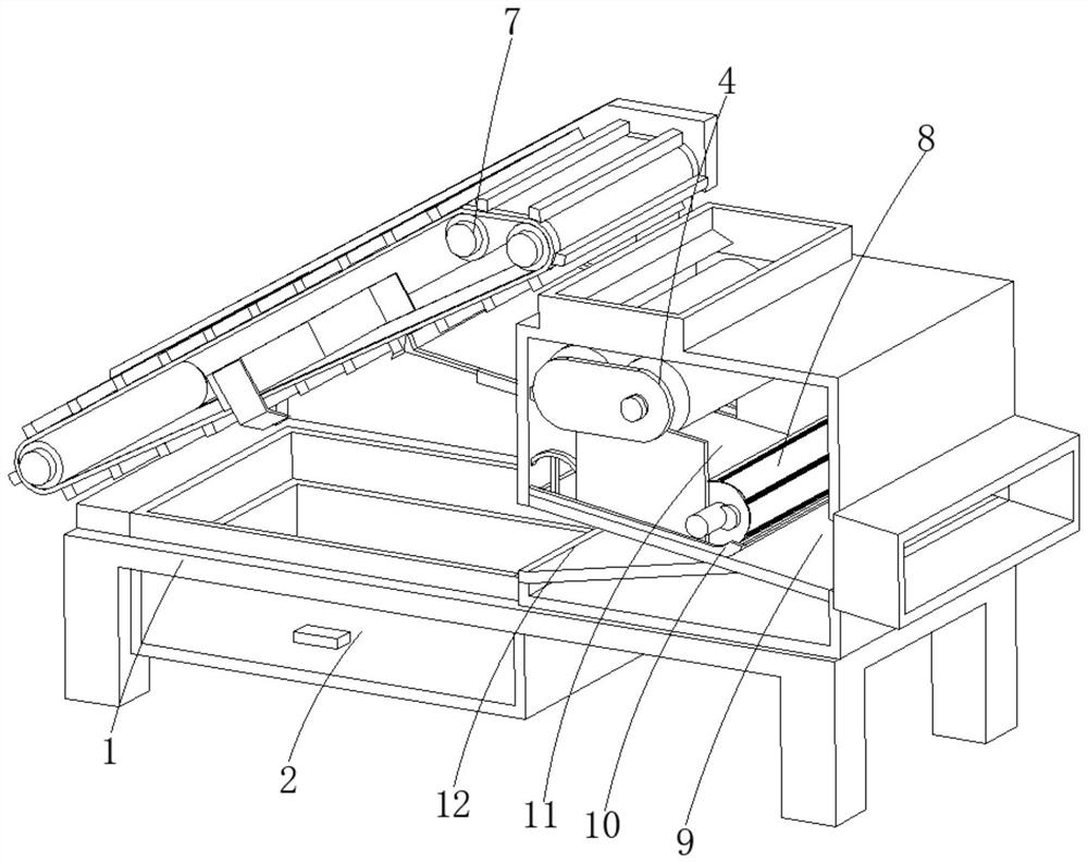 Environment-friendly building wet garbage treatment device