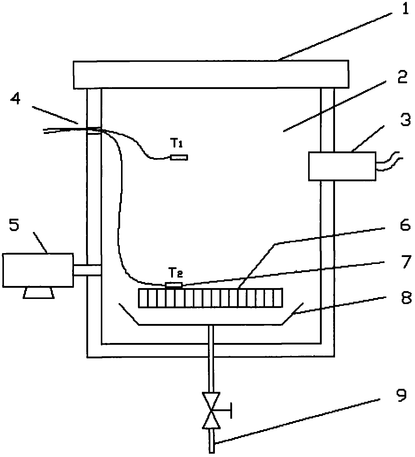 Method and device used for reducing oil content of fried food