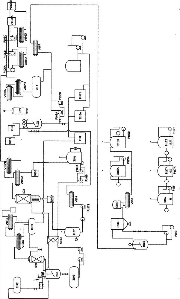 Dioctyl phthalate production line and DOTP production method