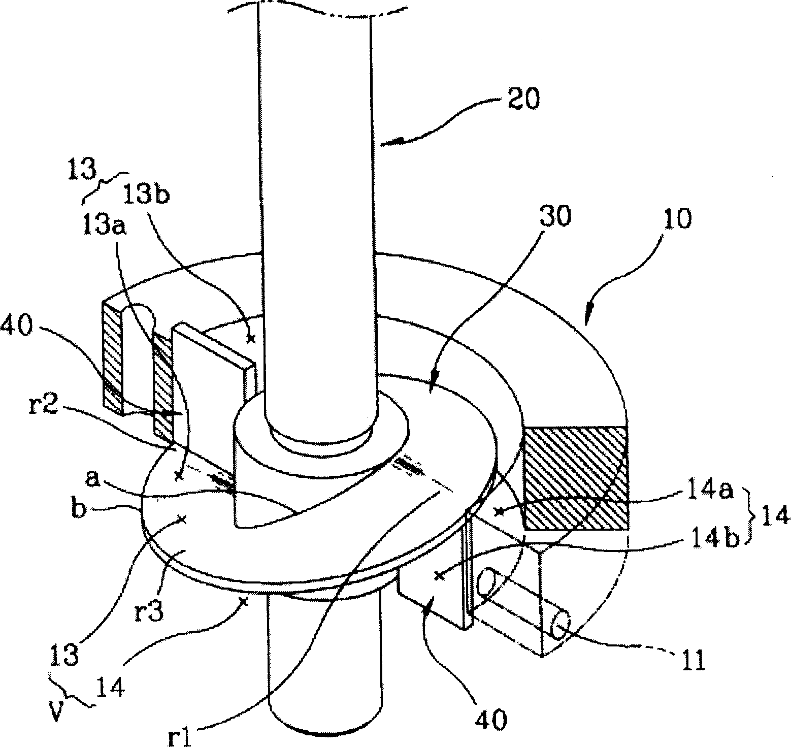 Compressor impeller structure