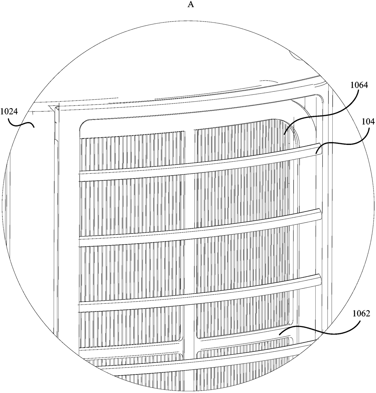 Purifying module and air conditioner