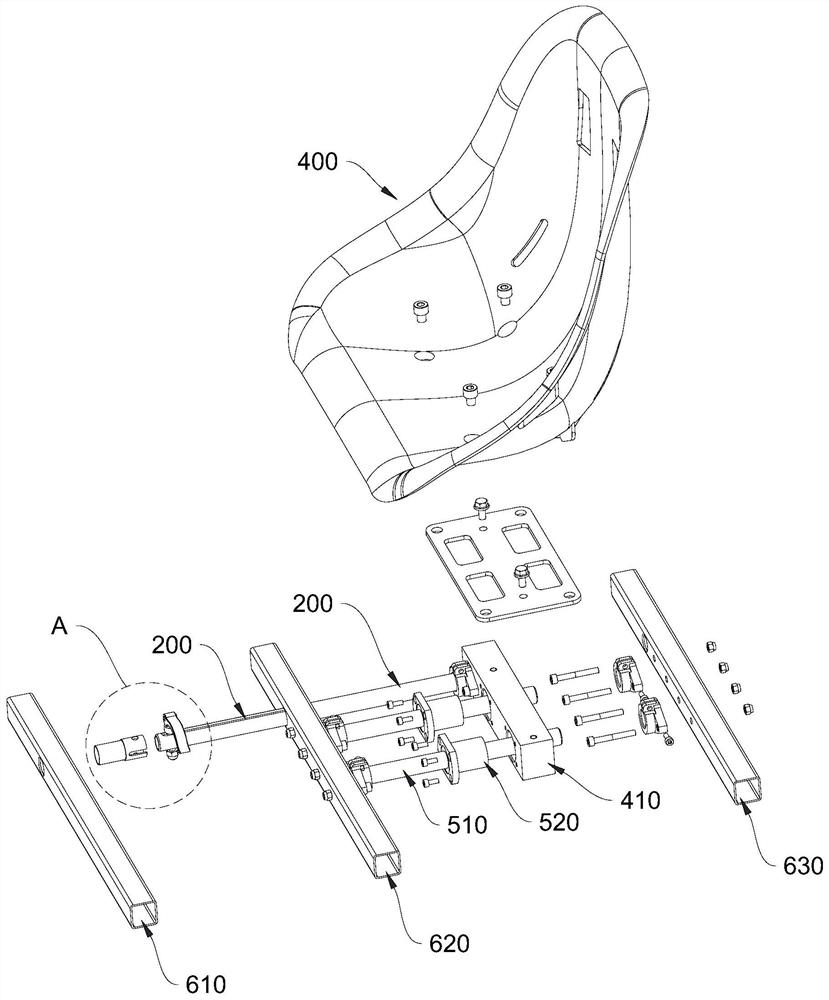 Position adjusting mechanism and novel kart