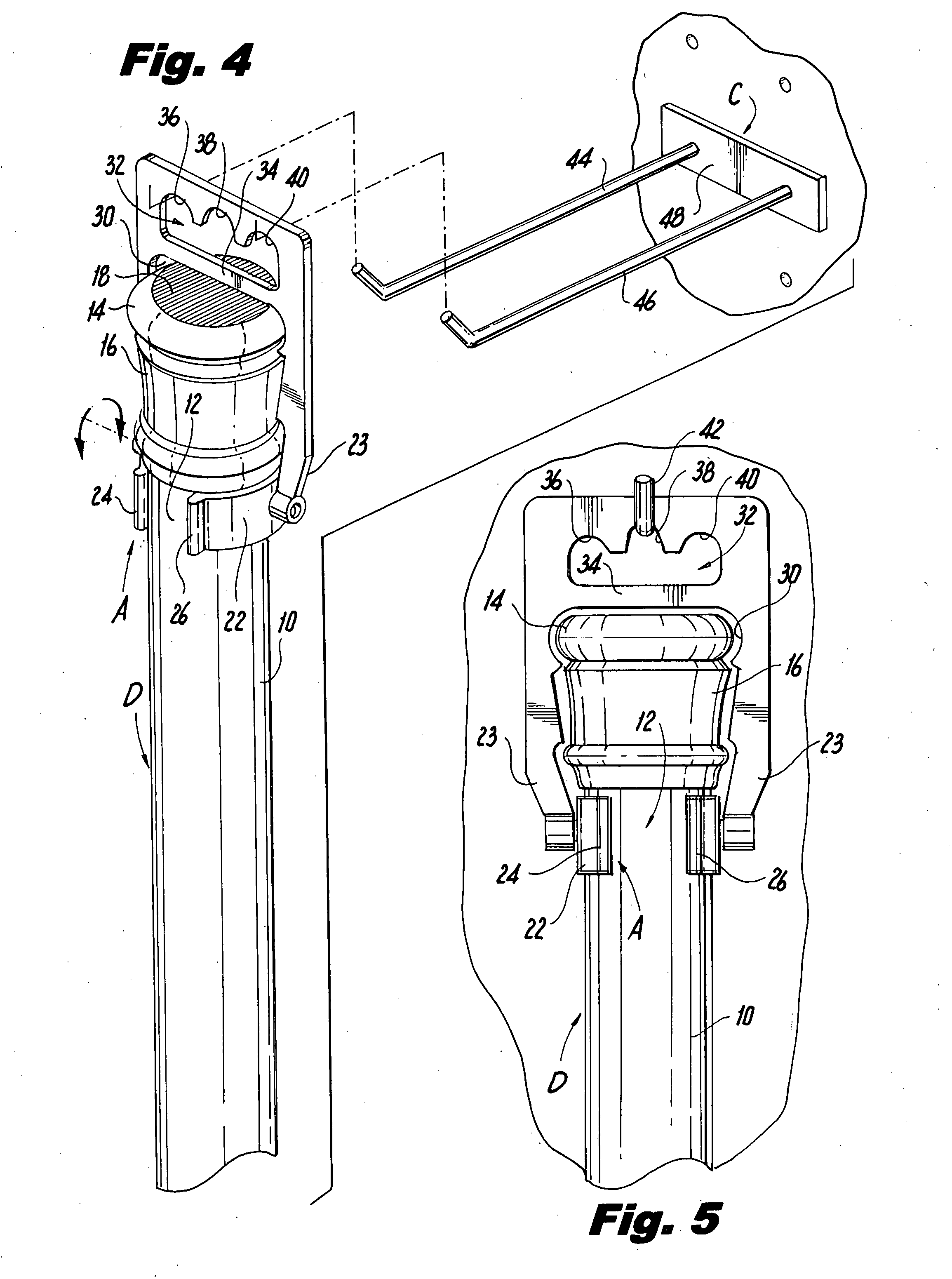 Display hanger for curtain rod