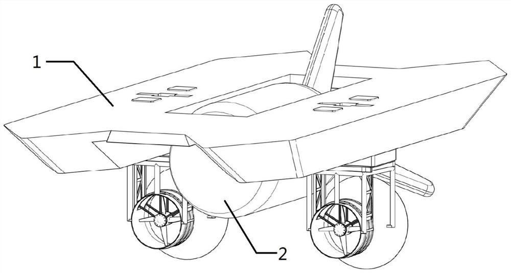 An ocean current power generation device