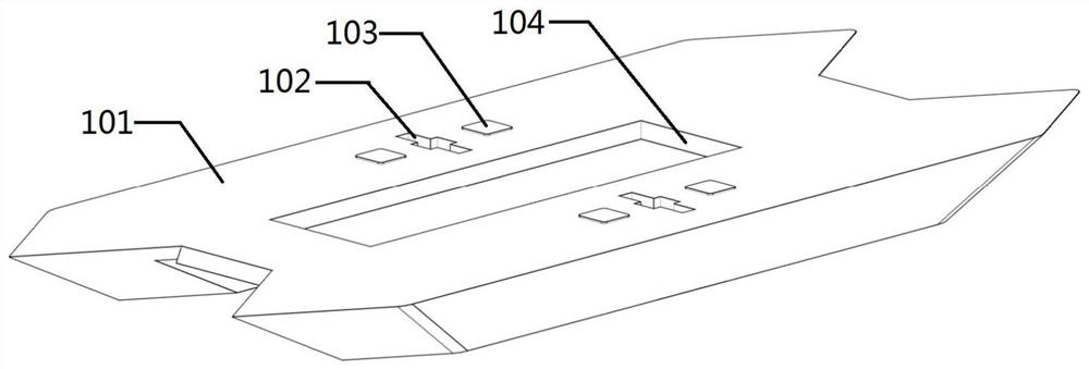 An ocean current power generation device