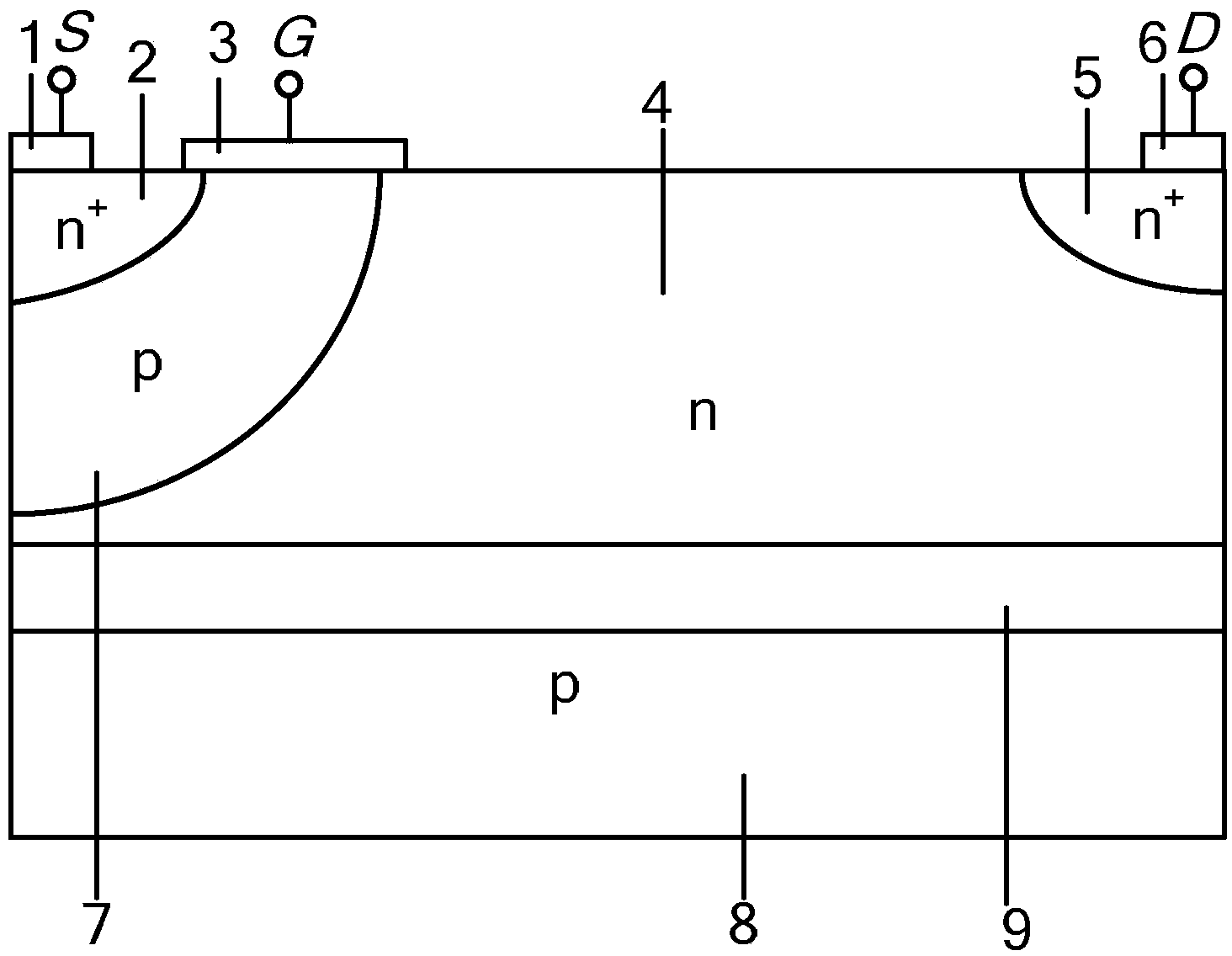 SOI voltage resistance structure with charge regions fixed at equal intervals and SOI power device