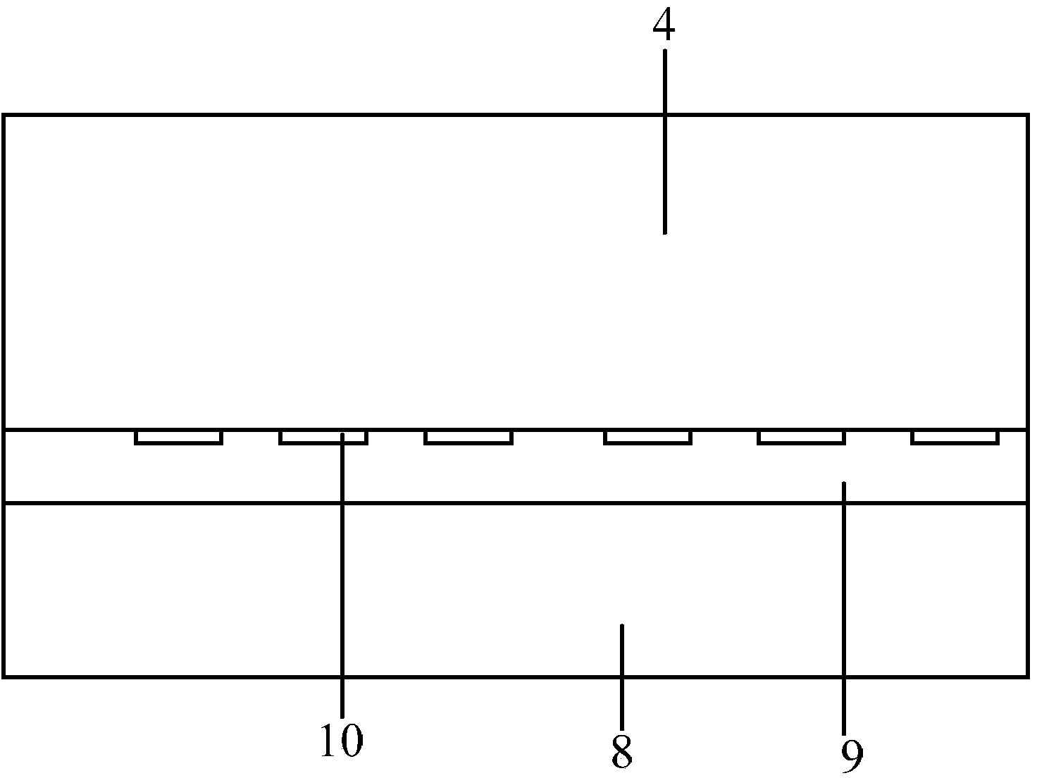 SOI voltage resistance structure with charge regions fixed at equal intervals and SOI power device