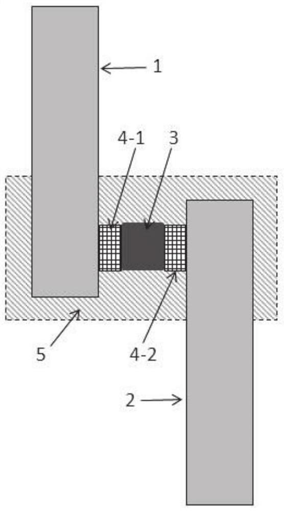 A kind of composite thermistor material, thermistor, thermosensitive tab and lithium ion battery